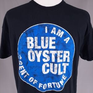 NEW Blue Oyster Cult Agent of Fortune Black T-Shirt Men's XL Heavy Metal BOC